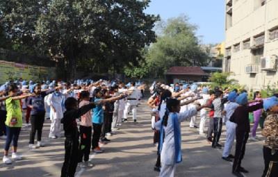 Karate Workshop At GHPS Tilak Nagar By Mr. Bobby Singh 